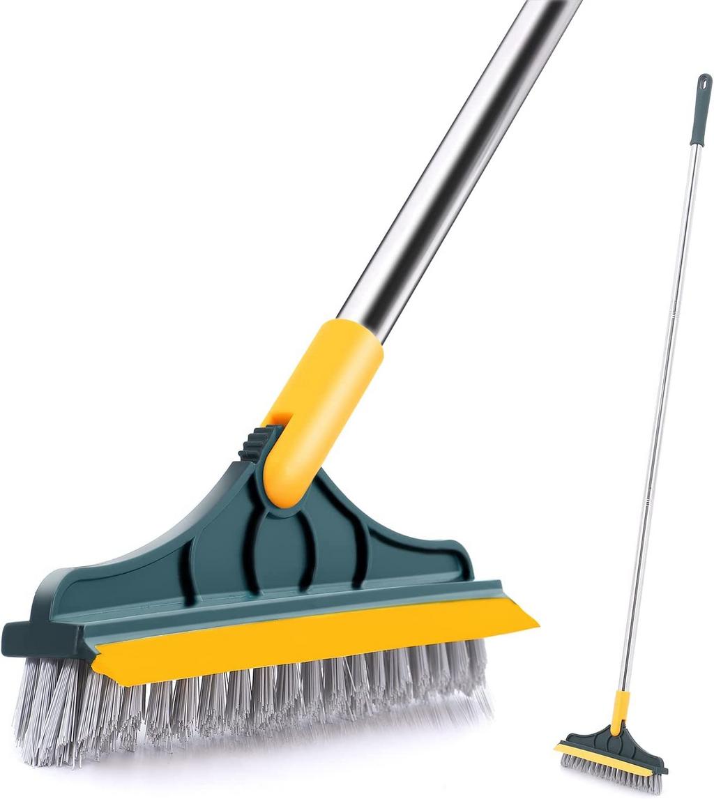 2-in-1 Floor Cleaning Broom Wiper