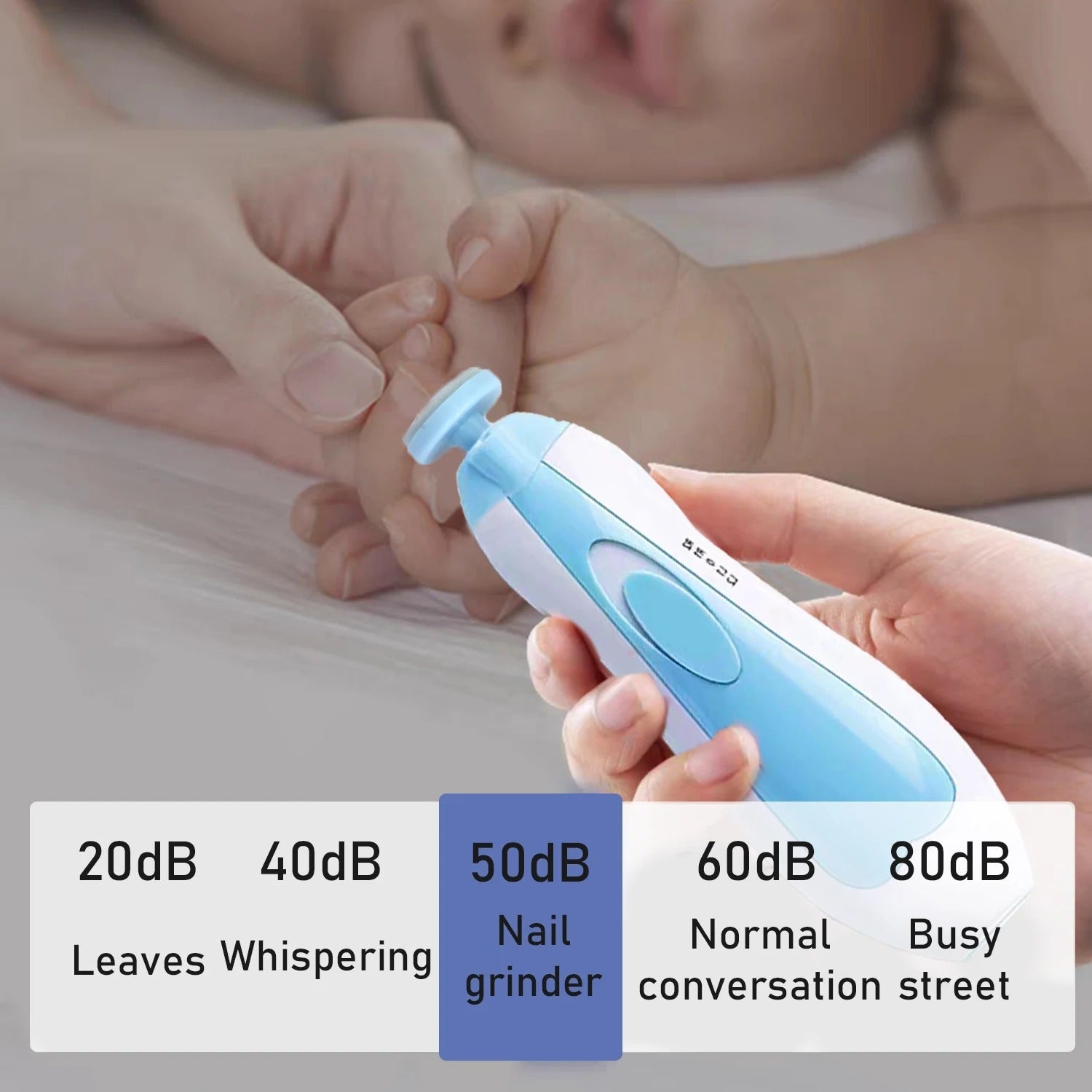 Electric Baby Nail Trimmer & Clipper Set